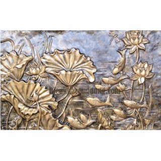 TRANH PHÙ ĐIÊU CỬU NGƯ KHỔ NGANG